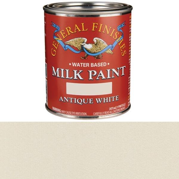 Milk Paint - Water Based - Color:Antique White - Size:1 Pint